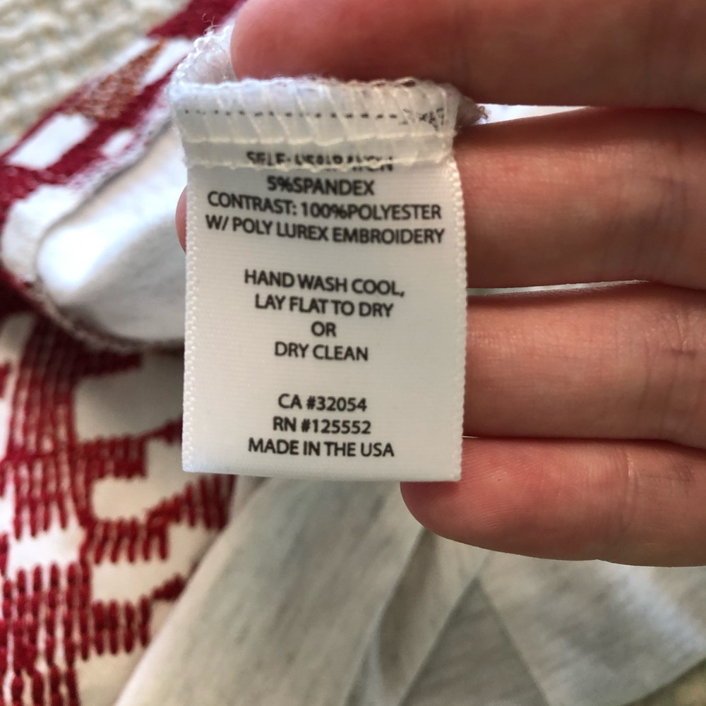 Anthropologie Dolan Lamai Embroidered T-Shirt - Picture 7 of 7